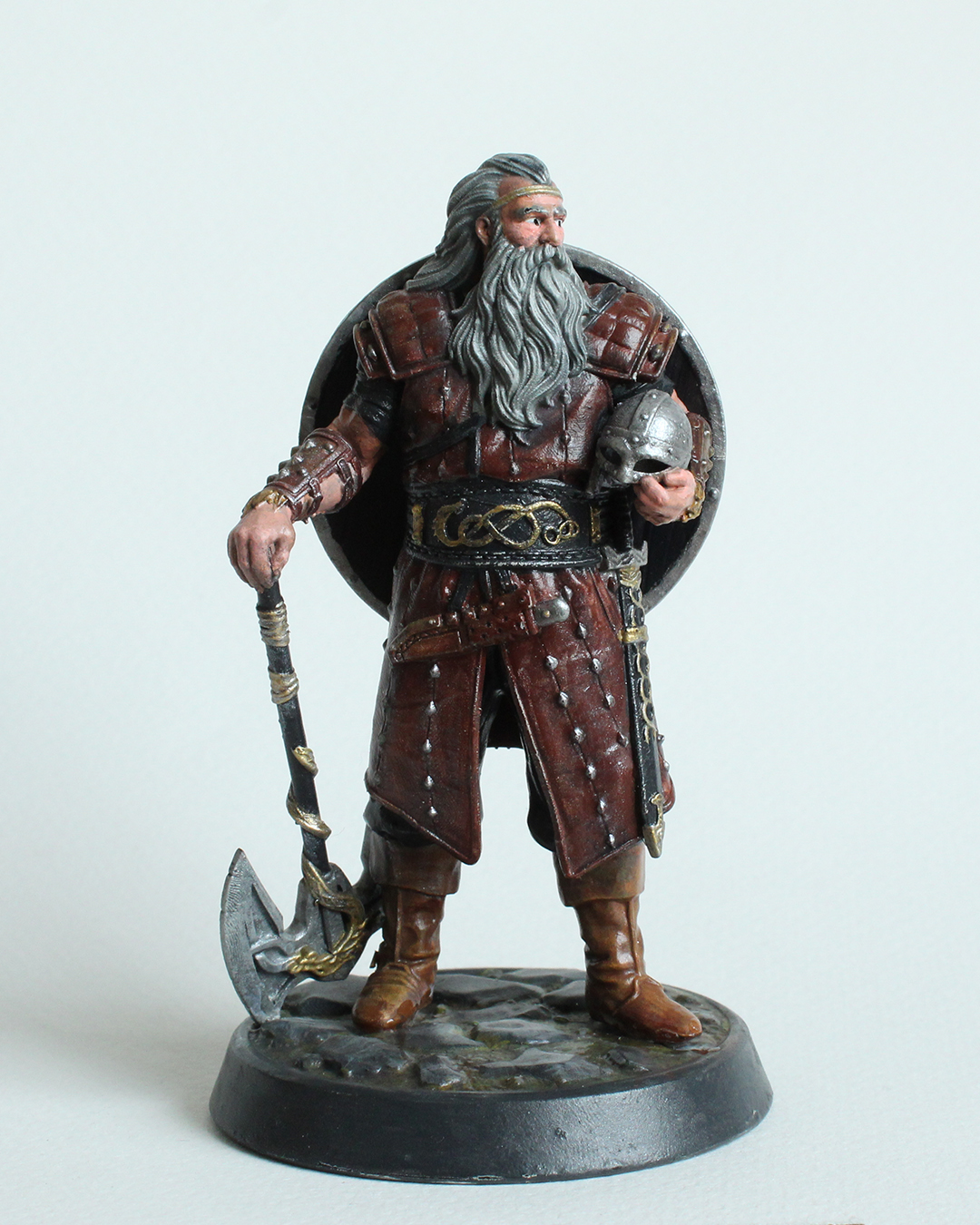 🪓 Guerrero vikingo — Miniatura pintada a mano